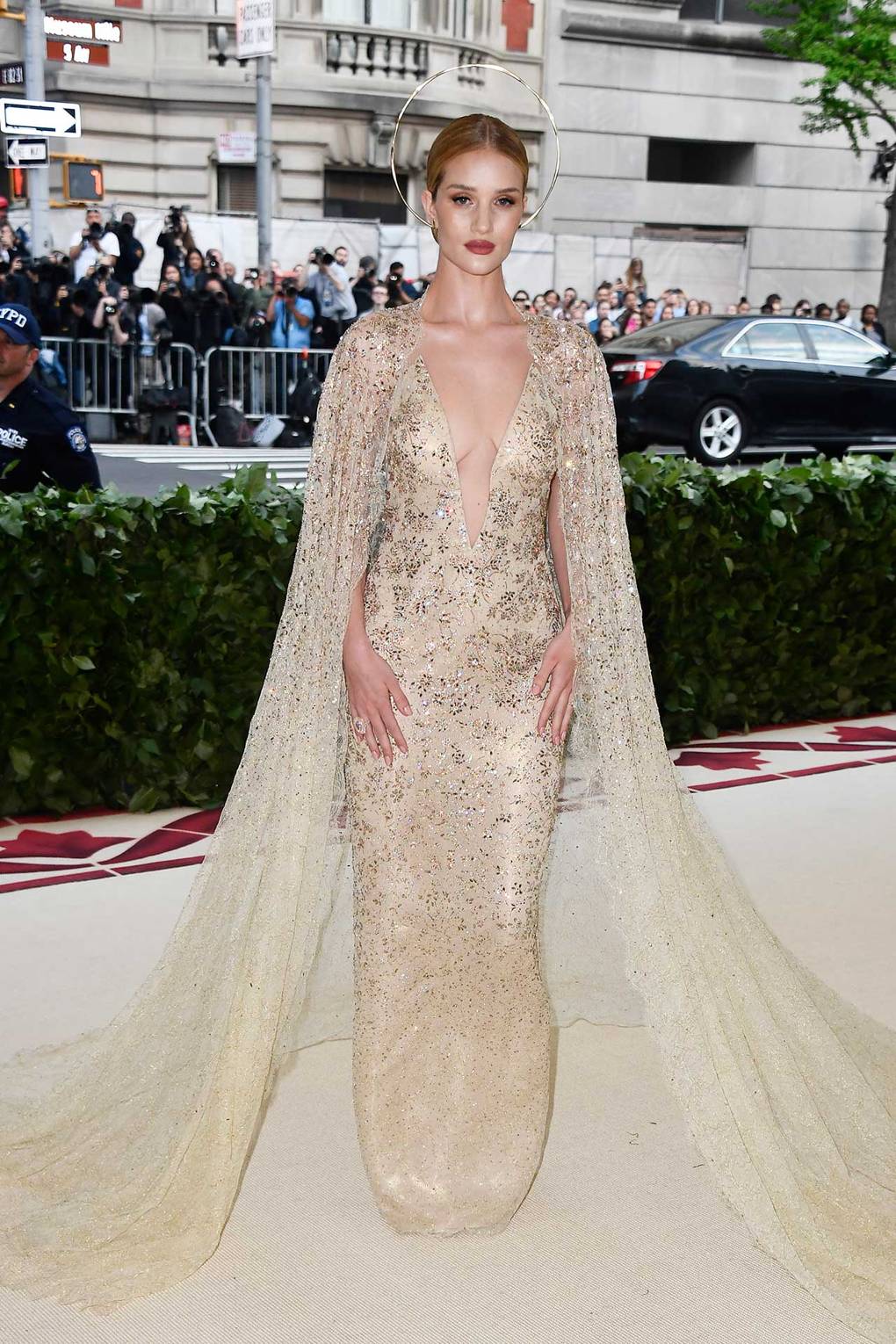 Rosie Huntington Whiteley wearing Ralph Lauren