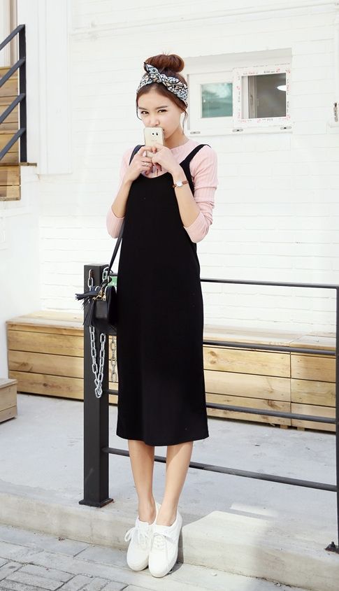 sneaker with overall dress min