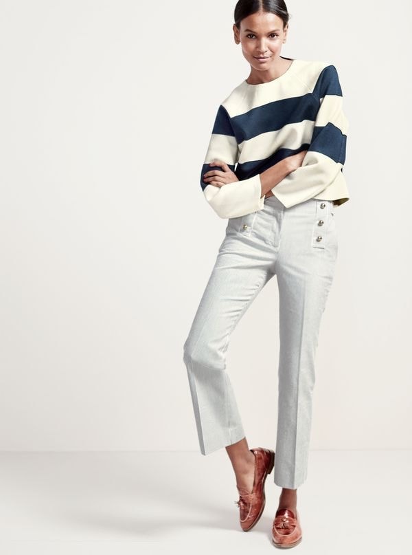 stripe sweather with style pant min